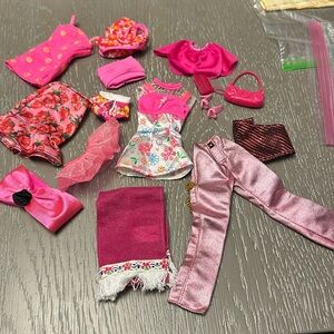 Barbie and other brands clothes